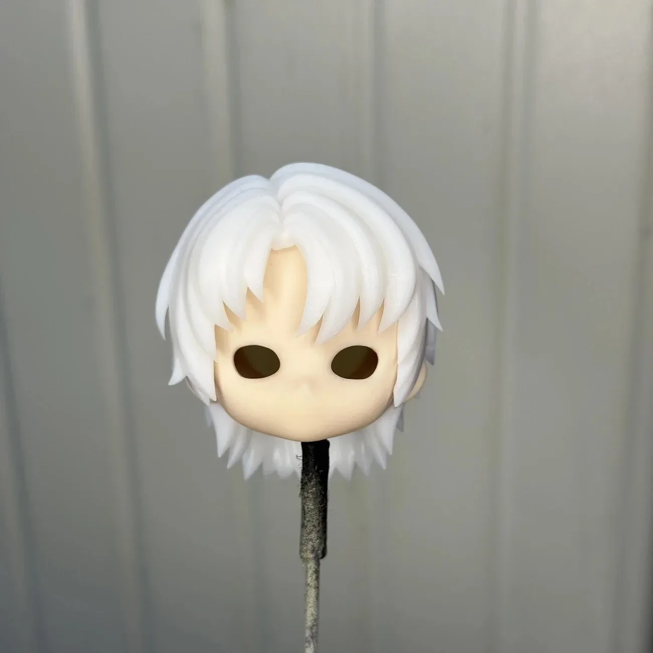 Ungefärbter geteilter Pony, nach hinten gekämmtes Haar, Haarband-Perücke, Modell für GSC OB11 BJD Actionfiguren, Ersatz-Puppenzubehör – Detail 24