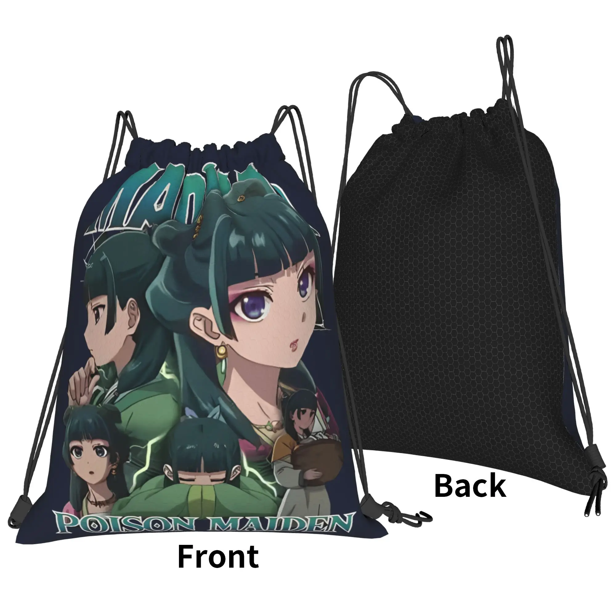 Cartoon Maomao Backpacks  Waterproof Couple Sports Yoga Design Sackpack String Bags