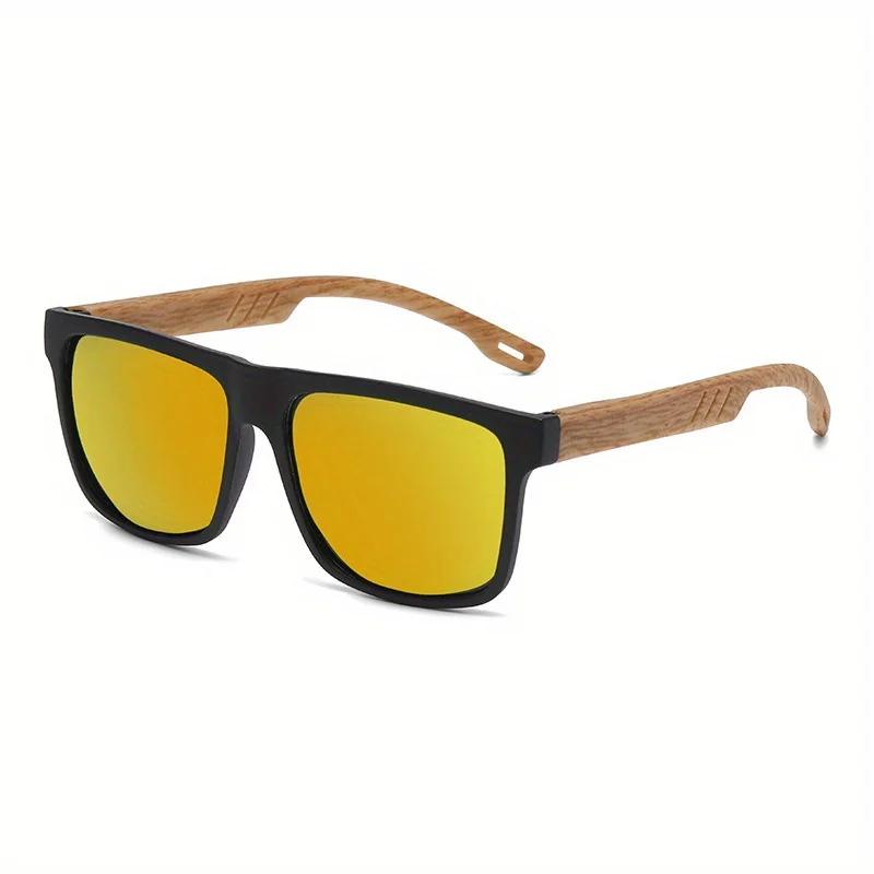 1pc Retro Walnuss Ultra-Licht Platz Polarisierte Exquisite Mode Sonnenbrille Für Männer Frauen Im Freien Fahren Strand Reise brillen