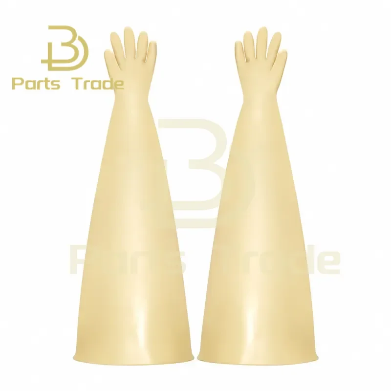 for Extra Thick 2MM Latex Long Arm Gloves for Battery Factory Liquid Machine Laboratory Acid and Alkali Corrosion Protection