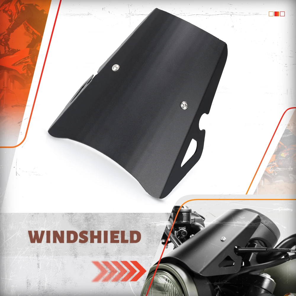 

For HONDA CMX500 CMX500 Rebel Motorcycle Accessories Windshield Aluminum Windscreen Front Fly Screen Deflector Fairing 2017-2021