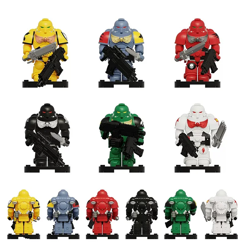 Hot Toys - NUEVO modelo de la serie de películas de televisión, ensamblado con bloques de construcción, mini figuras de acción, juguetes, regalo de cumpleaños
