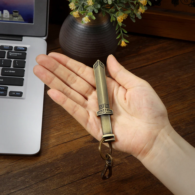 1PCS Creative Sword Alloy Mini Portalble Utility Knife Cutter Envelope Letter Opener Mail Knife School Office Supplies - view 3