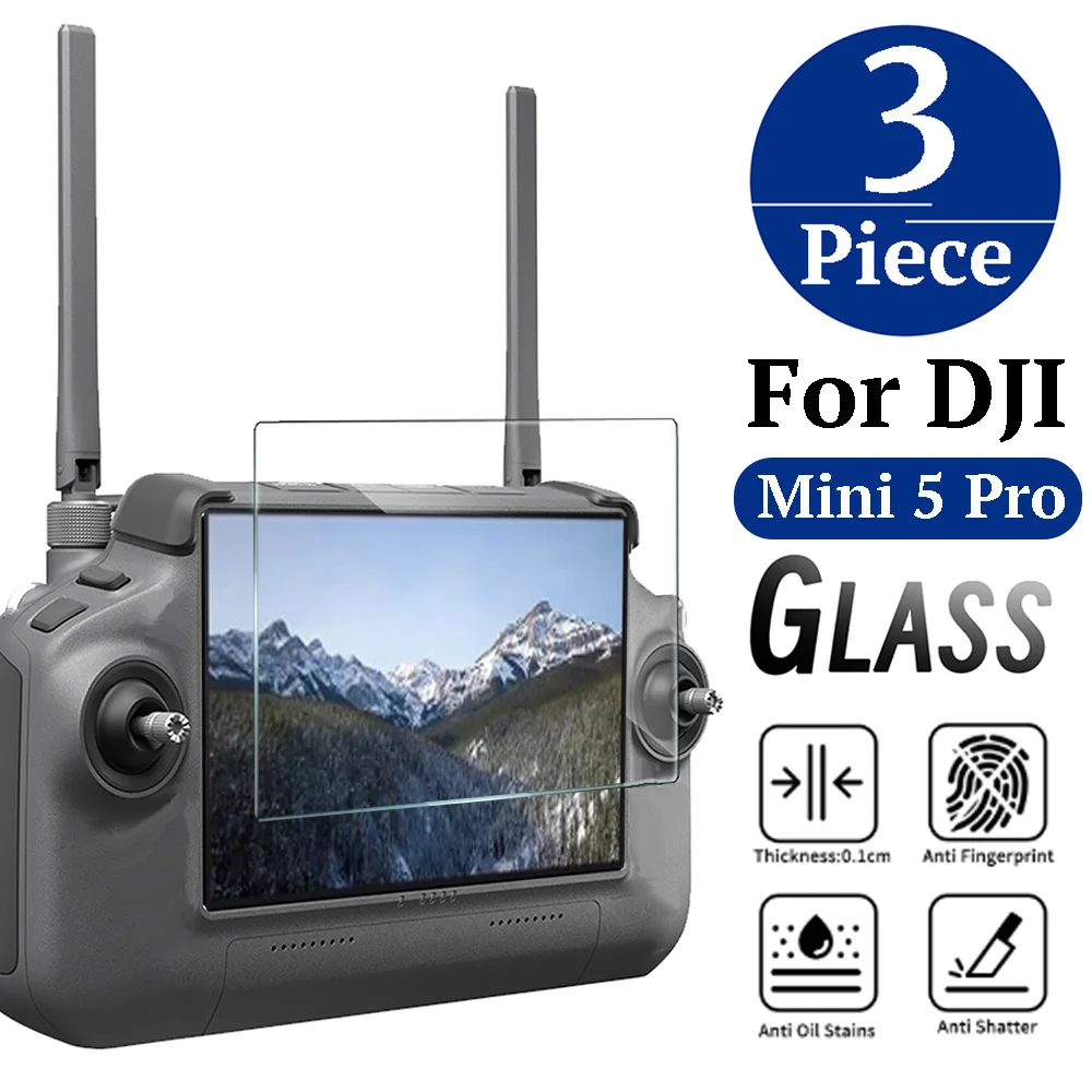 

Tempered Glass Screen Protector for DJI Mini 5 Pro HD Anti-scratch Protective Glass Screen Protective Film for DJI Mini 5 Pro