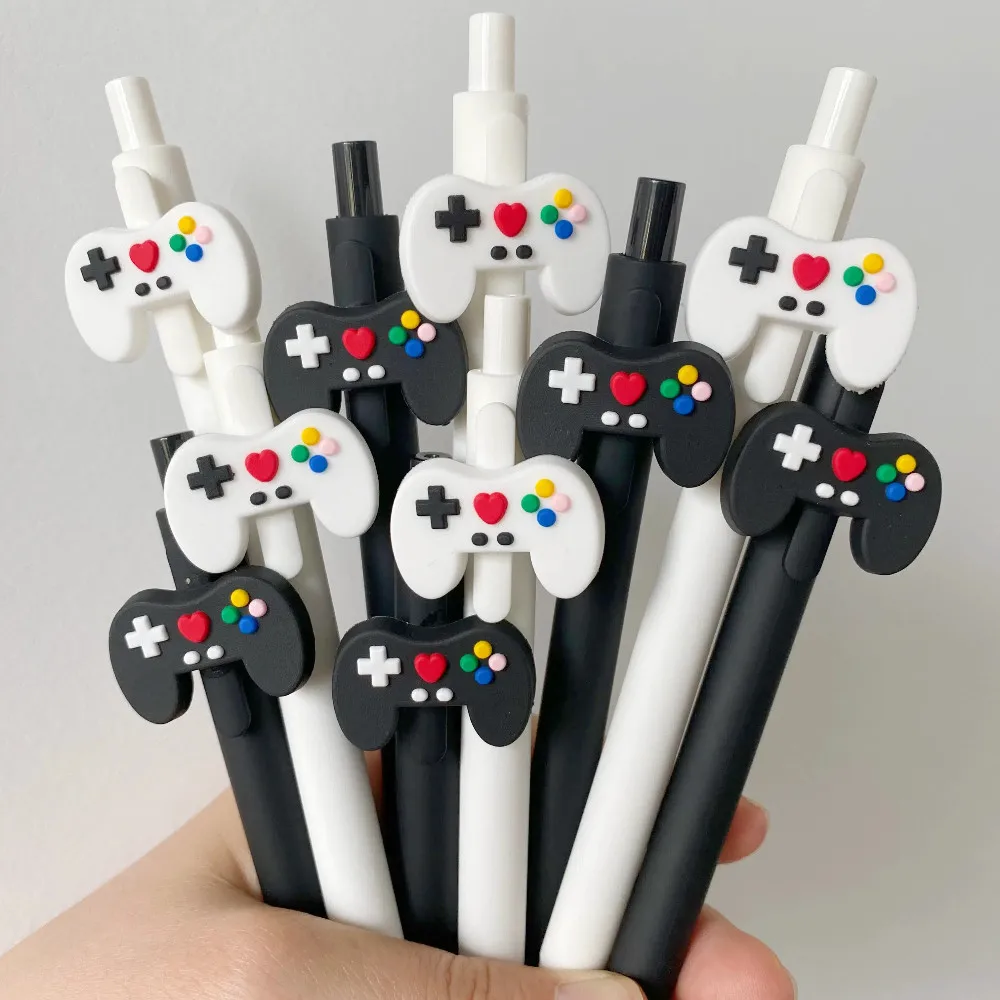 

5Pcs Video Game Pens Gamer Themed Ballpoint Pens Fun Controller Design for Birthday Party Favors Goodie Bags Gift