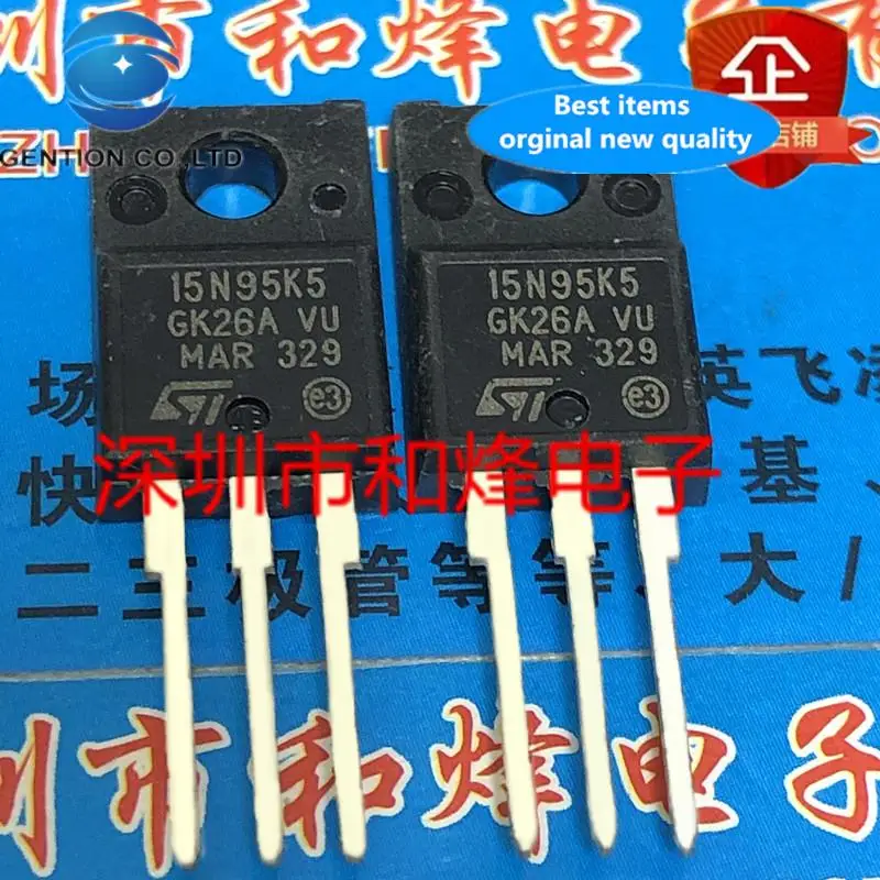 

10pcs 100% orginal new 15N95K5 STF15N95K5 TO-220F MOS power tube