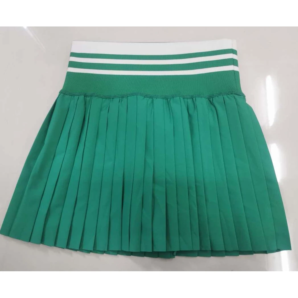 2025 Women Sports Mini Pleated Skirt High Waist Golf Tennis Skirts Double Layers Gym Fitness Running Yoga Athletic Workout Skort