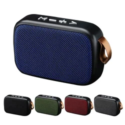 Mini Cloth Fabric Bluetooth Speaker Wireless Bass Waterproof Outdoor 3D Stereo Music Speakers TF Card FM Radio Subwoofer Speaker