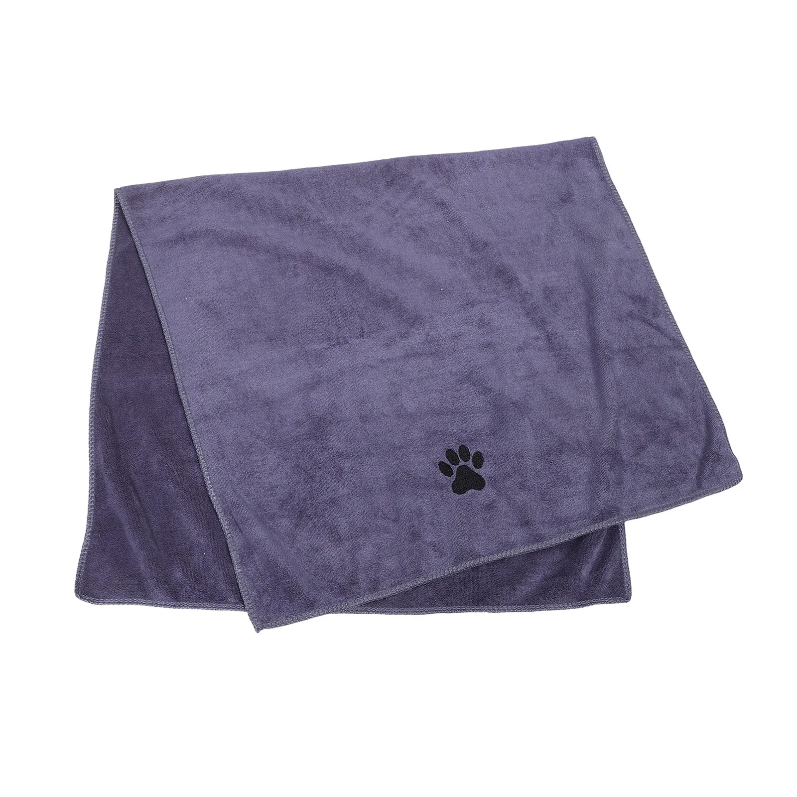 Microfiber Dog Paw Print Bath Towel Fast Drying Absorbent Soft Bathroom Hand Towel Puppy Drying Towels for Pet Lovers