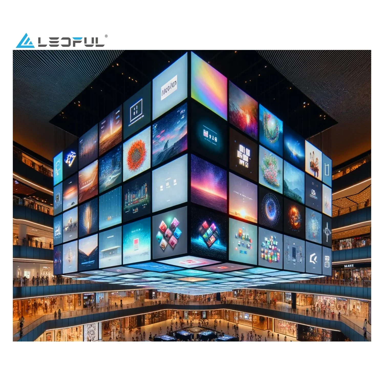 P2.5mm P3mm P4mm Pixel Pitch 2X2 Indoor Electronic Advertising Large Cinema LED Sign Display Screen Billboards For TV Studio