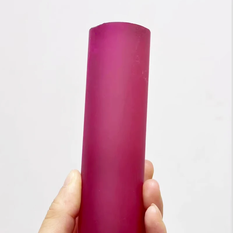 

1kg/bag Cylindrical Synthetic Red Corundum Raw Stone Raw Material Of Sapphire Crystals Raw Material For Jewelry Processing