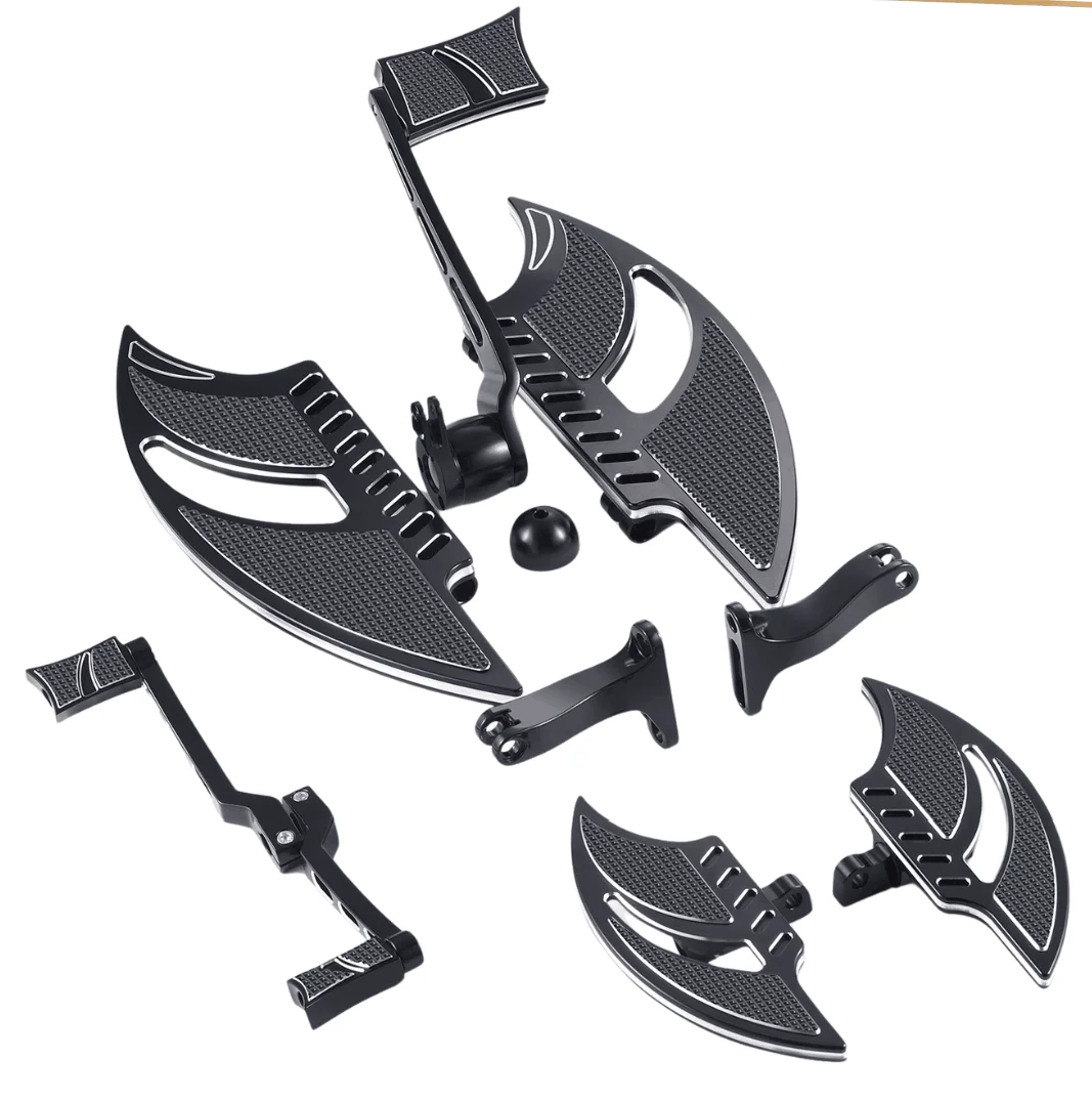 Street Glide floorboards black footboards Shifter levers for Harley Electra Road glide Ultra passenger Foot boards 2008-2024