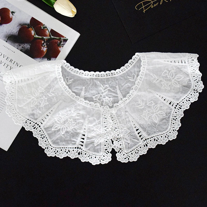 

Lace camisole fake collar versatile hollowed out collar girl accessories small shawl