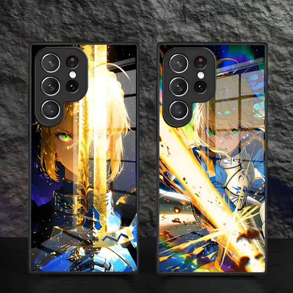 A-Artoria Pendragon Phone Case For Samsung A57 A37 A27 A17 A56 A36 A26 A16 A25 A35 A55 A34 A24 A54 Glass Case