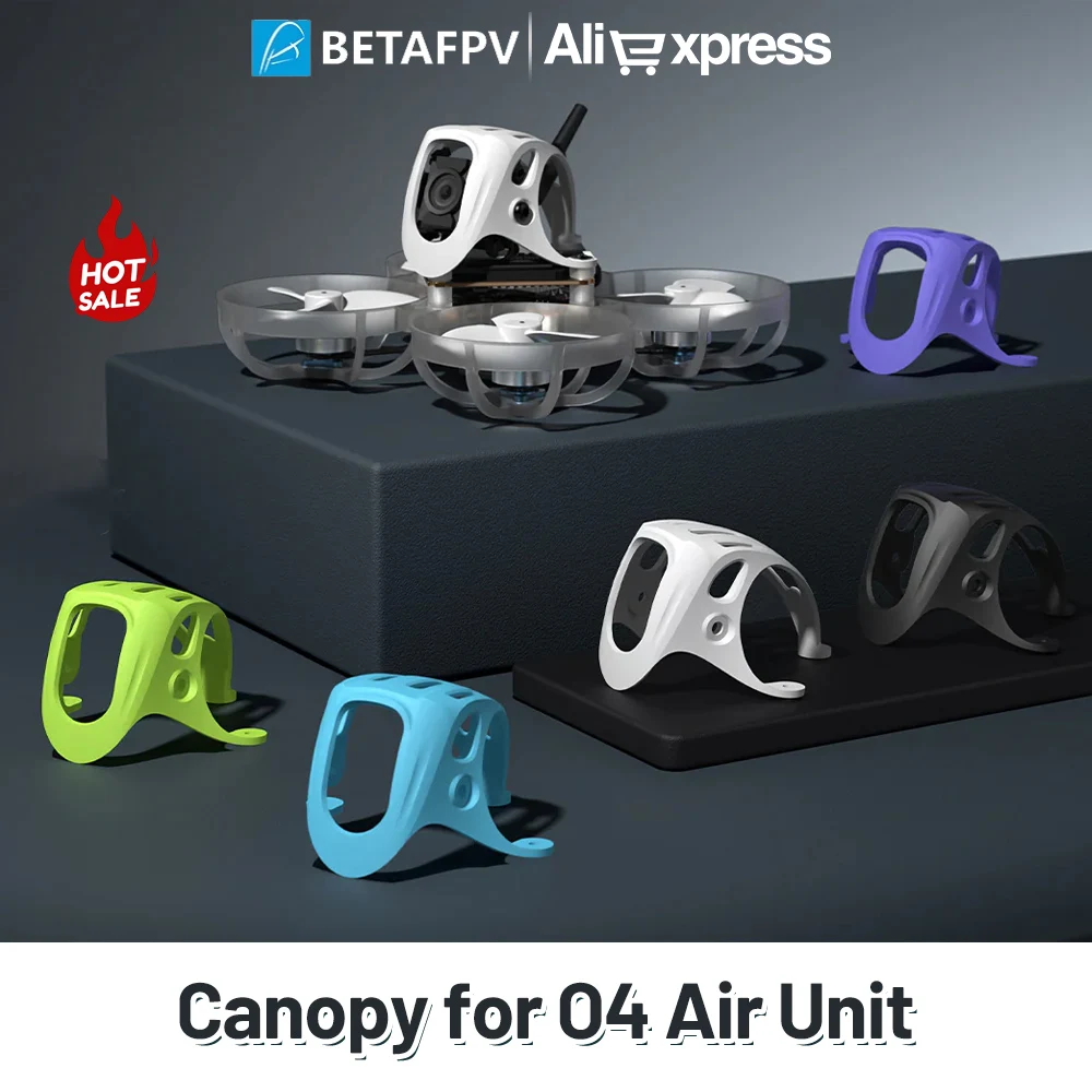 

BETAFPV Canopy for O4 Air Unit Camera 25.5mm * 25.5mm for Meteor65 Pro / Meteor75 Pro Frame /O4 Drones DIY Parts