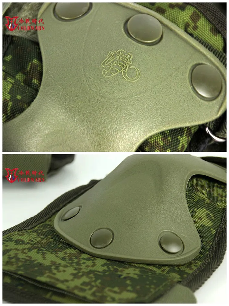 Russian Outdoor Hunting 6B51 Tactical Protective Gear EMR Little Green Man  Camouflage Knee and Elbow Pads Military Accessory