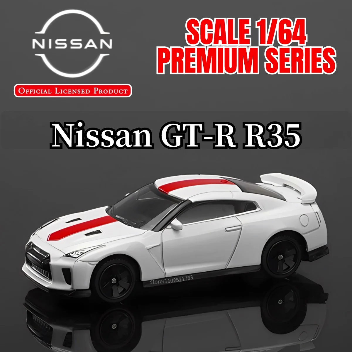 1:64 Nissan GT-R R35 Car Model Scale Toyota Audi Replica Diecast Miniature Art Mini Vehicle Boutique Gift Kid Boy Toy