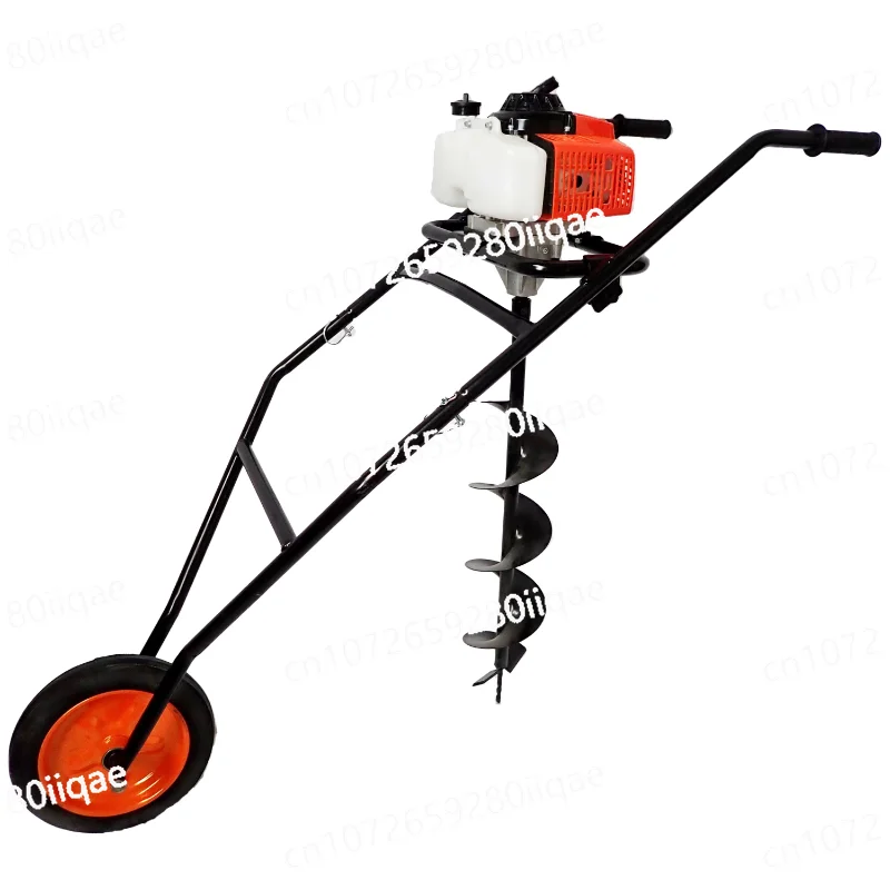 Excavator earth drill 1 person auger drilling rig