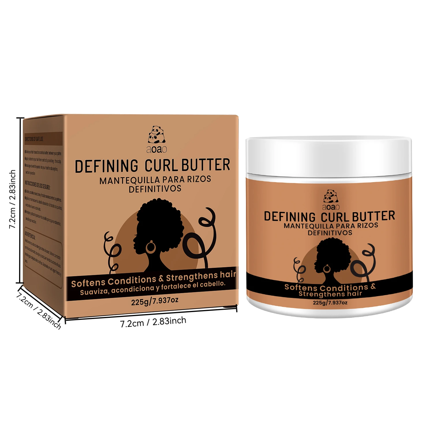Curly Hair Cream Moisturizes and Softens with Shea Butter and Keratin, Lightweight Formula for Stylish Curls and Hydrated Locks