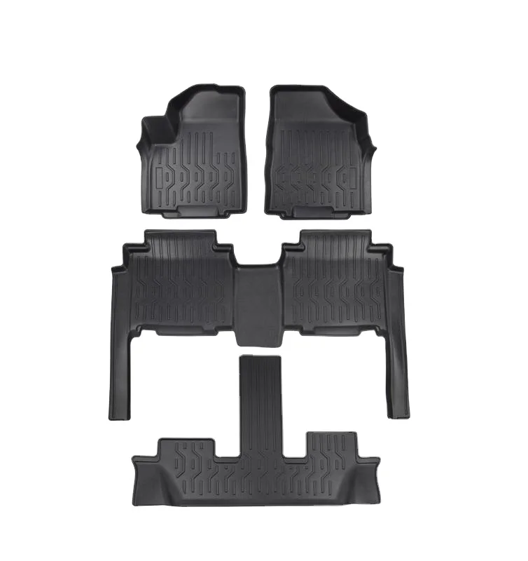 

Лучшее качество, противоскользящий, против царапин, огнестойкий 3D TPV автомобильный коврик для KIA EV9 2024+