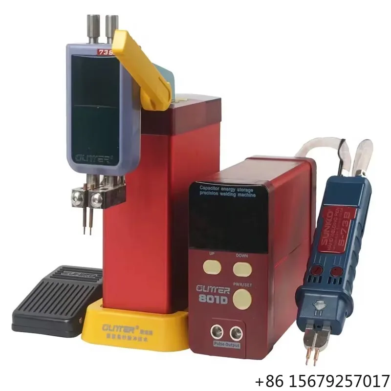 801d Storage Capacity Spot Welding Machine 12kw Battery Welder Spot Welder 0.2mm Pure Nickel Welding 0.1-0.3mm 1800a