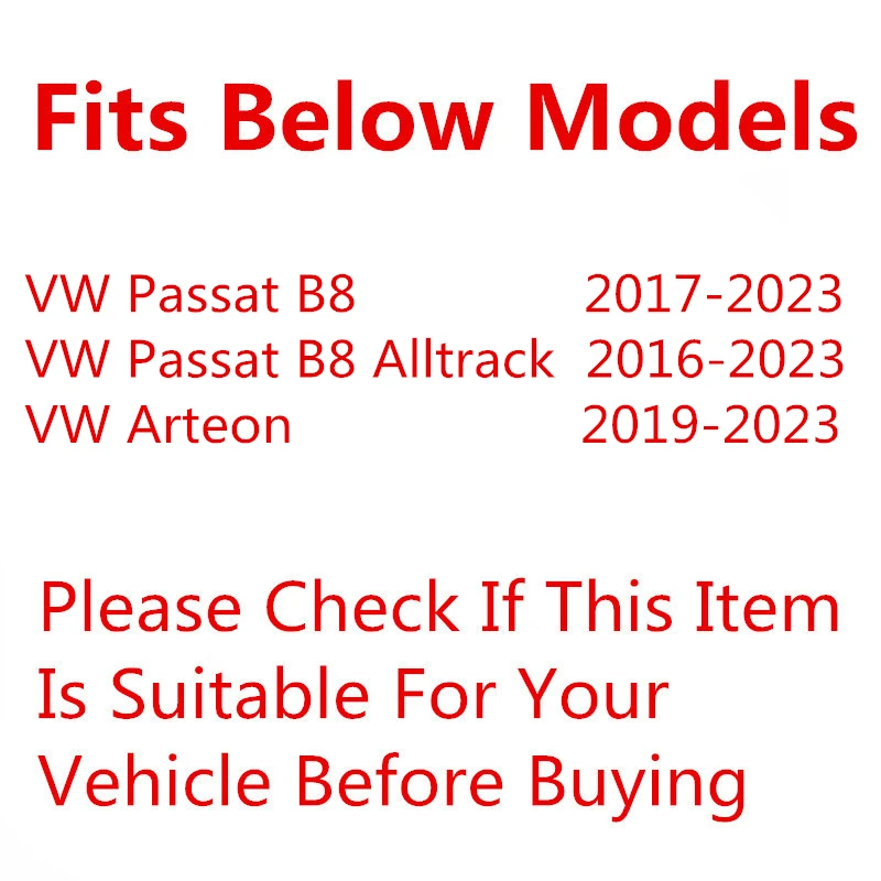 The Alltrack underside bracket for the rearview mirrors of the Volkswagen Passat B8 from 2017 to 2023 and from 2016 to 2023
