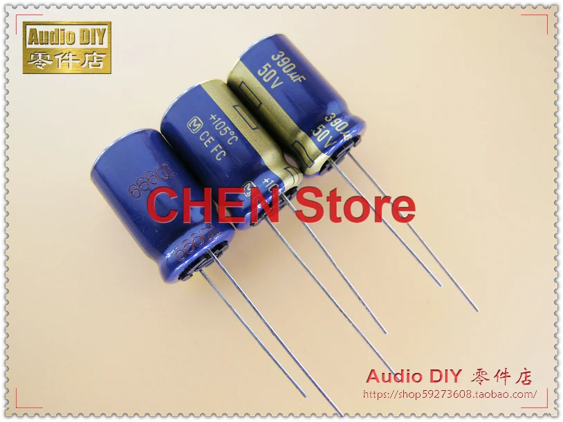 

20PCS Matsushita FC 50V 390UF 100UF 56UF 150UF 4.7UF 22UF 10UF 120UF 2.2UF 470UF audio Electrolytic Capacitor CE 50V100UF 50V10