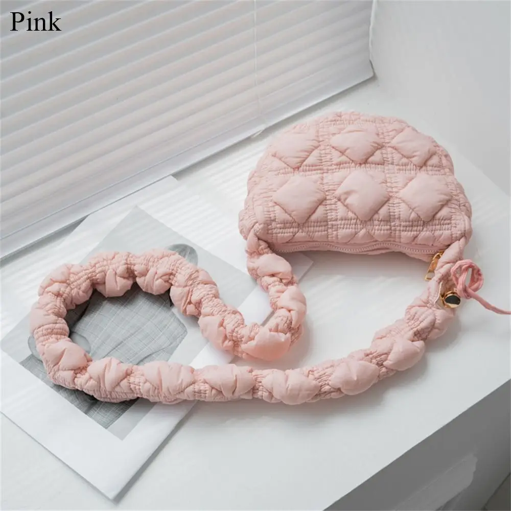 

Элегантная стеганая сумка через плечо с пузырьками, плиссированная сумка для покупок, однотонная сумка-мессенджер для женщин и девочек