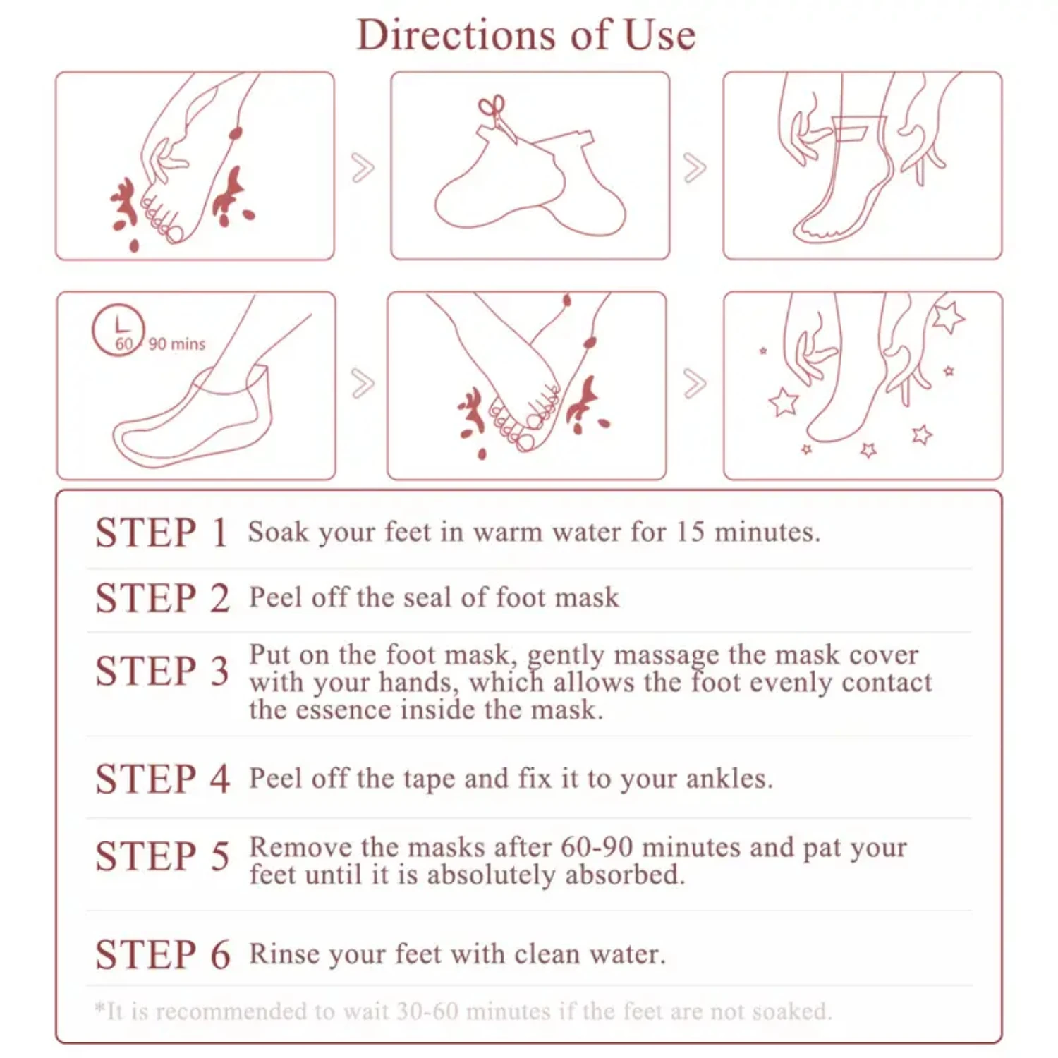 Transform your feet with this rejuvenating Foot Peel Mask! Experience the power of this exfoliating and dead skin removing treat