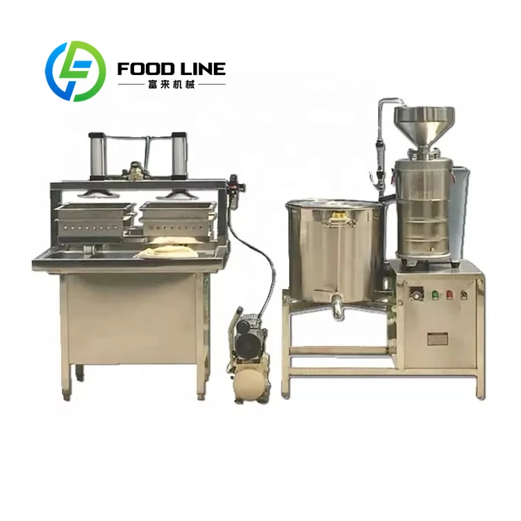 Commercial 50 kg Capacity Automatic Soya Milk Tofu Bean Curd Making Machine