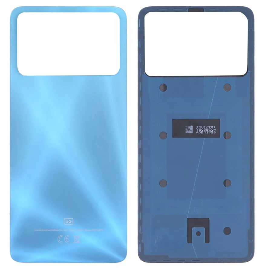 COMPATIBLE battery cover for XIAOMI bit X4 PRO 5G rear replacement blue NEON