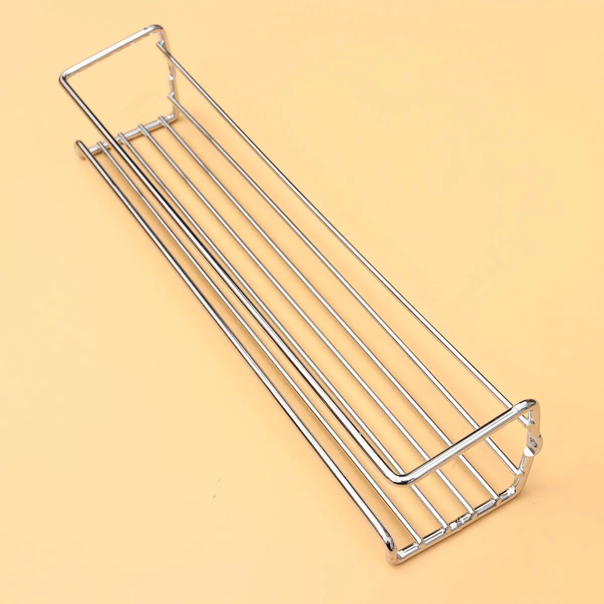 

2pcs Stainless Steel Wall-Mounted Kitchen Spice Rack Organizer For Condiment Holder Multifunction Storage Shelf Rust Resistant