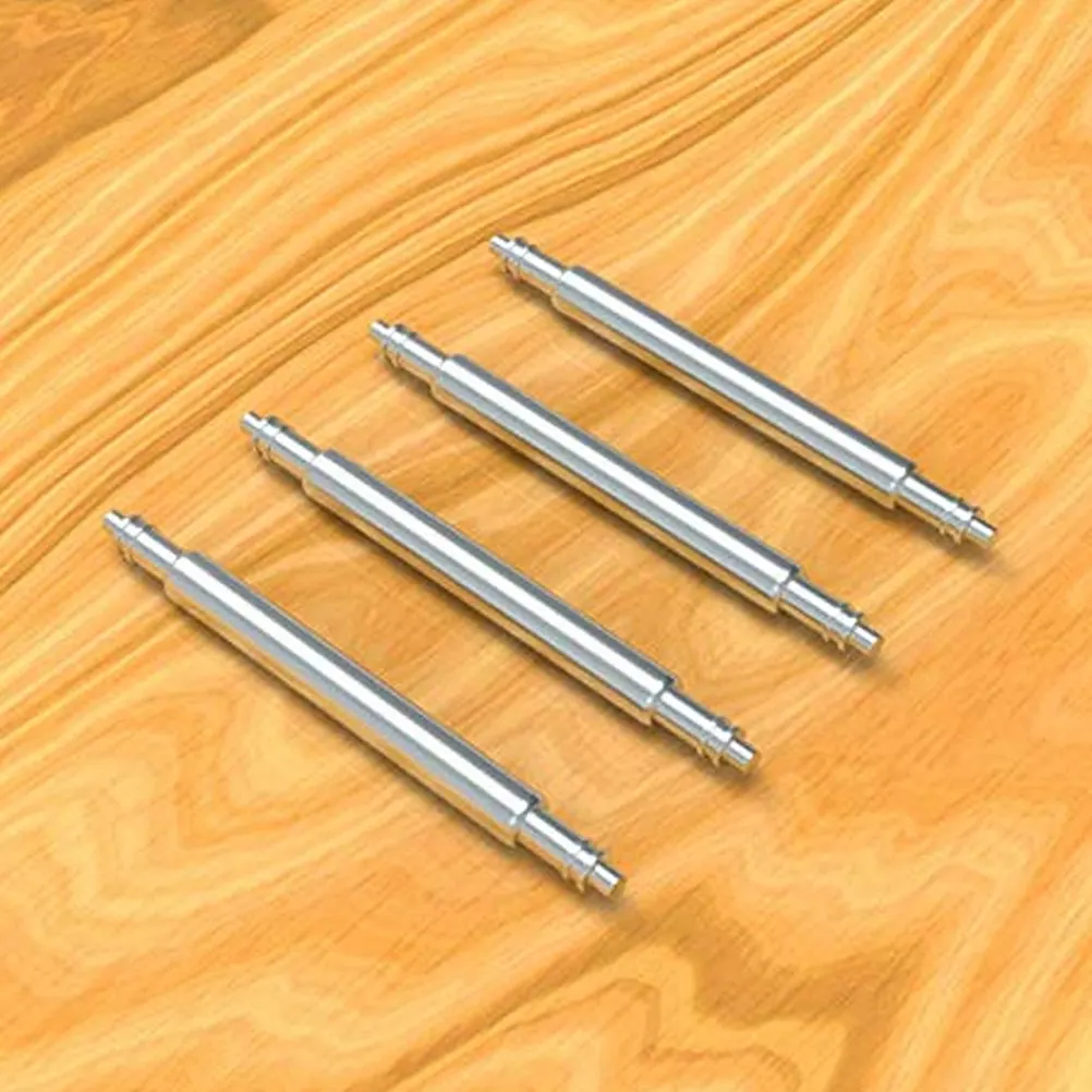 4Pcs Stainless Steel Watch Spring Bar Removal Tool Set Heavy Duty Dual Fork Design for Easy Lug Pin Installation Removal Watch