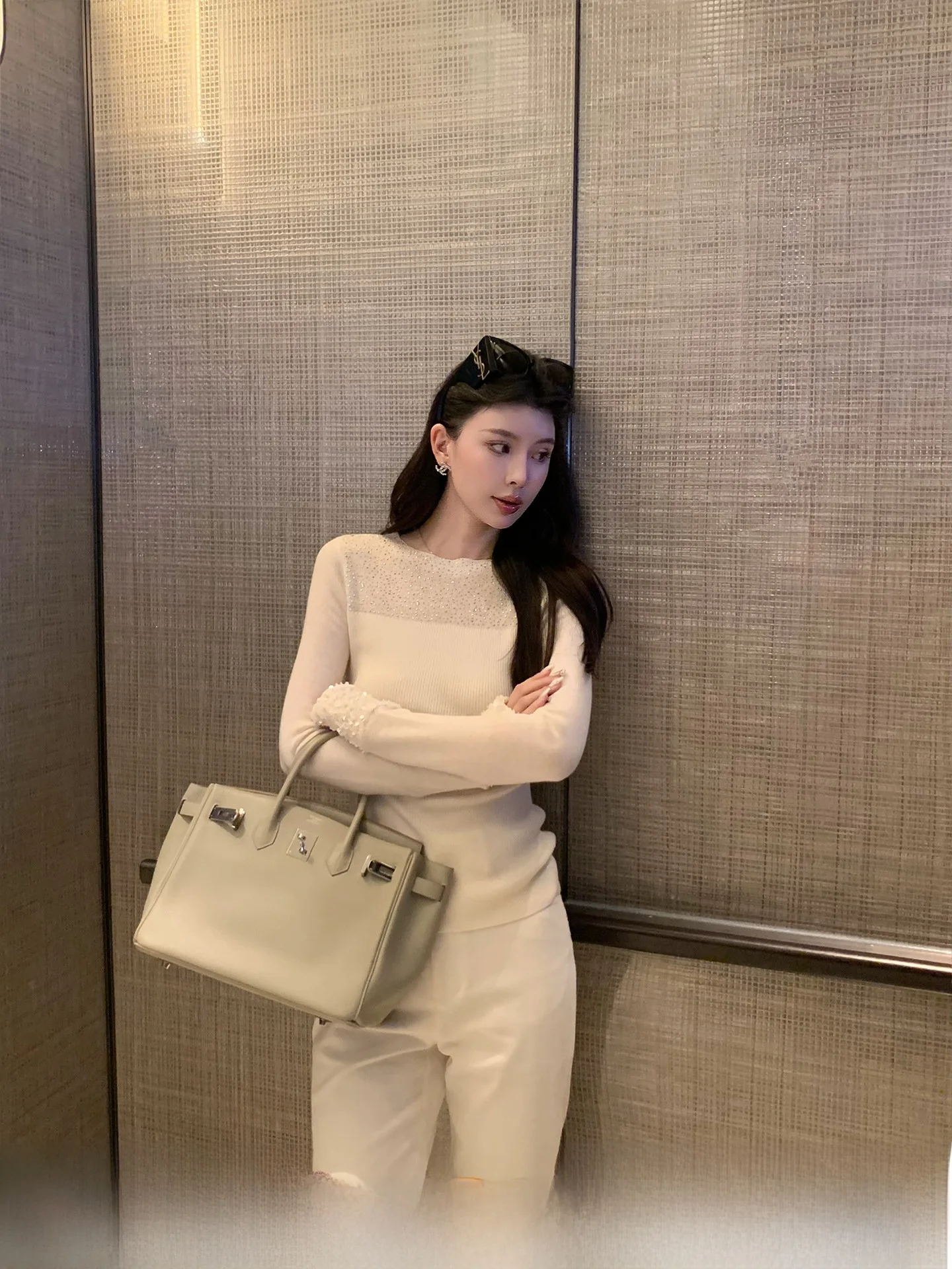 

Женский шерстяной вязаный свитер Kun Total, облегающий, повседневный, базовый, для ношения под одеждой, новая осенне-зимняя модная модель