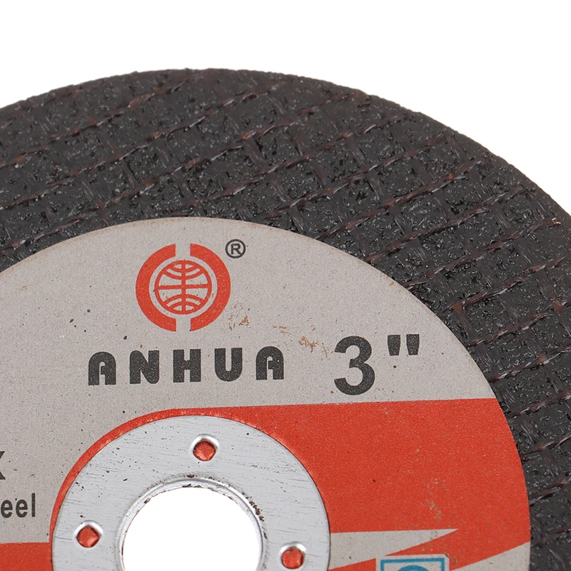 5 peças 3 polegadas 75*1.2*10 furos mini disco de corte circular resina rebolo disco de lixa 75mm para moedor de ângulo