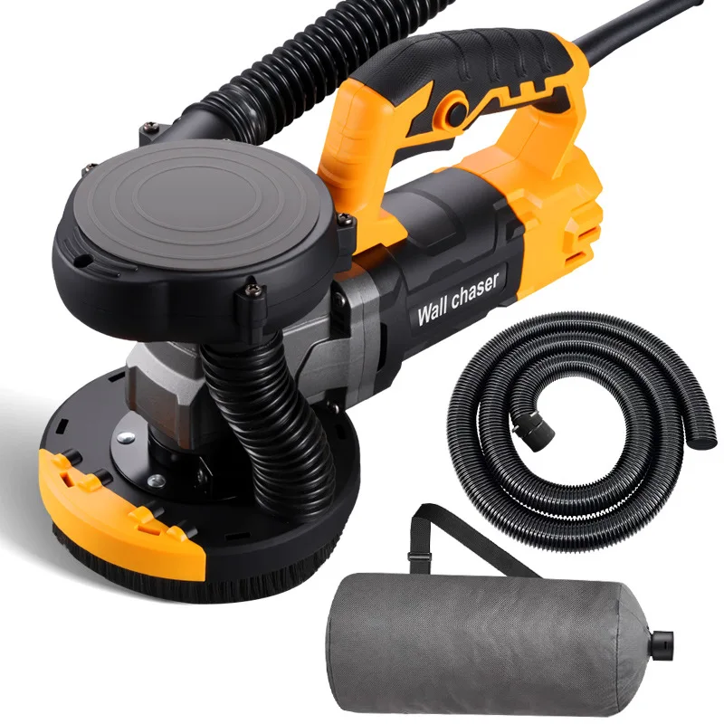 

Self-vacuuming concrete coarse planer Handheld electric dust-free sander Wall and floor renovation