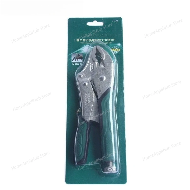 

Round Mouth with Edge Quick Release Forceps Heavy-duty Quick-release Pliers for Hardware Tools 71105
