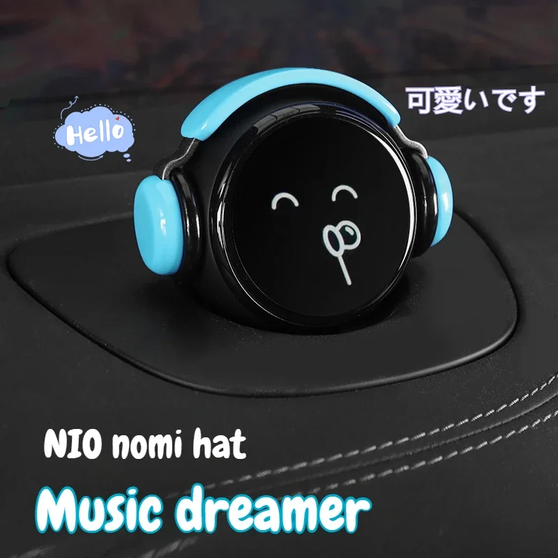 For NIO nomi hat decoration robot headgear cute helmet headset musician decoration modification accessories