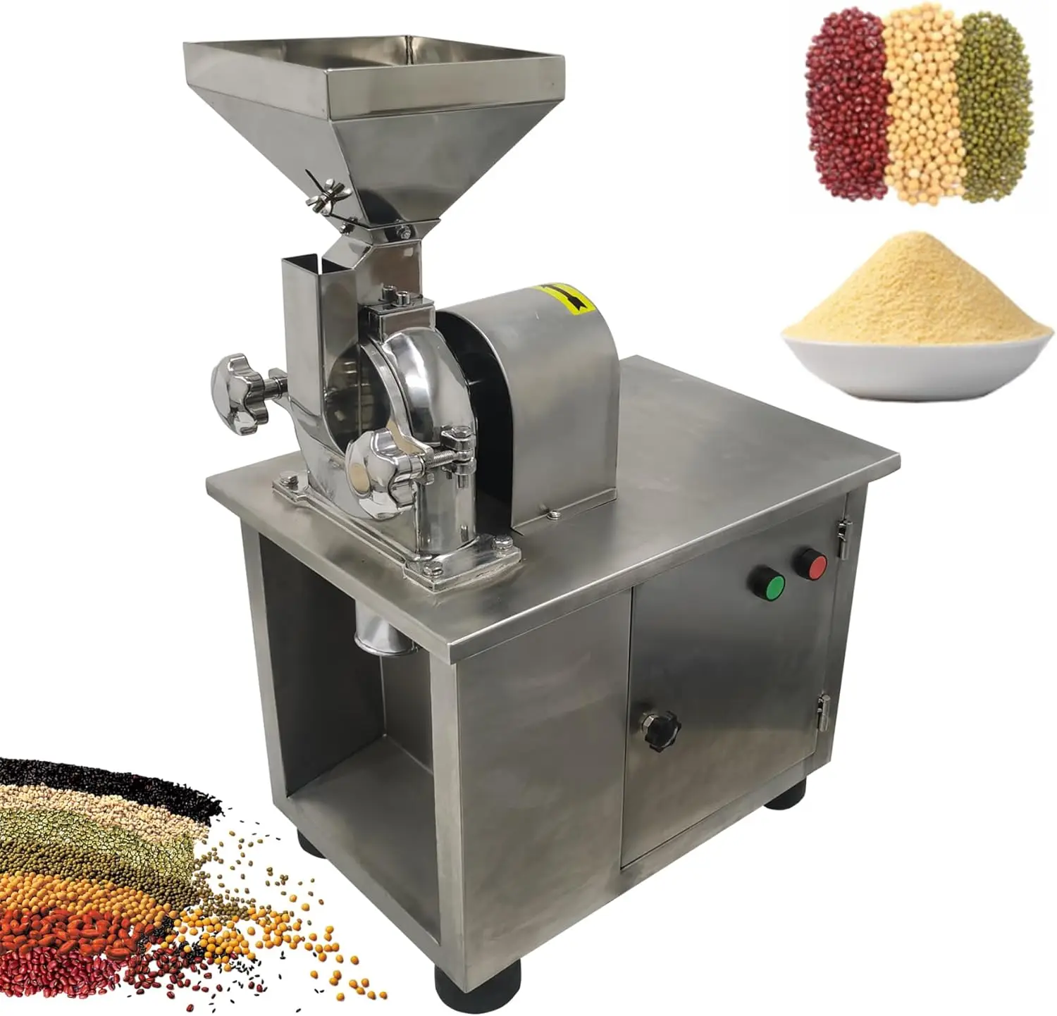 

Electric Mill Pulverizer Grinder Machine For Chemical Grain Medcine Food Grinder Grinding Machine 1100W 110V