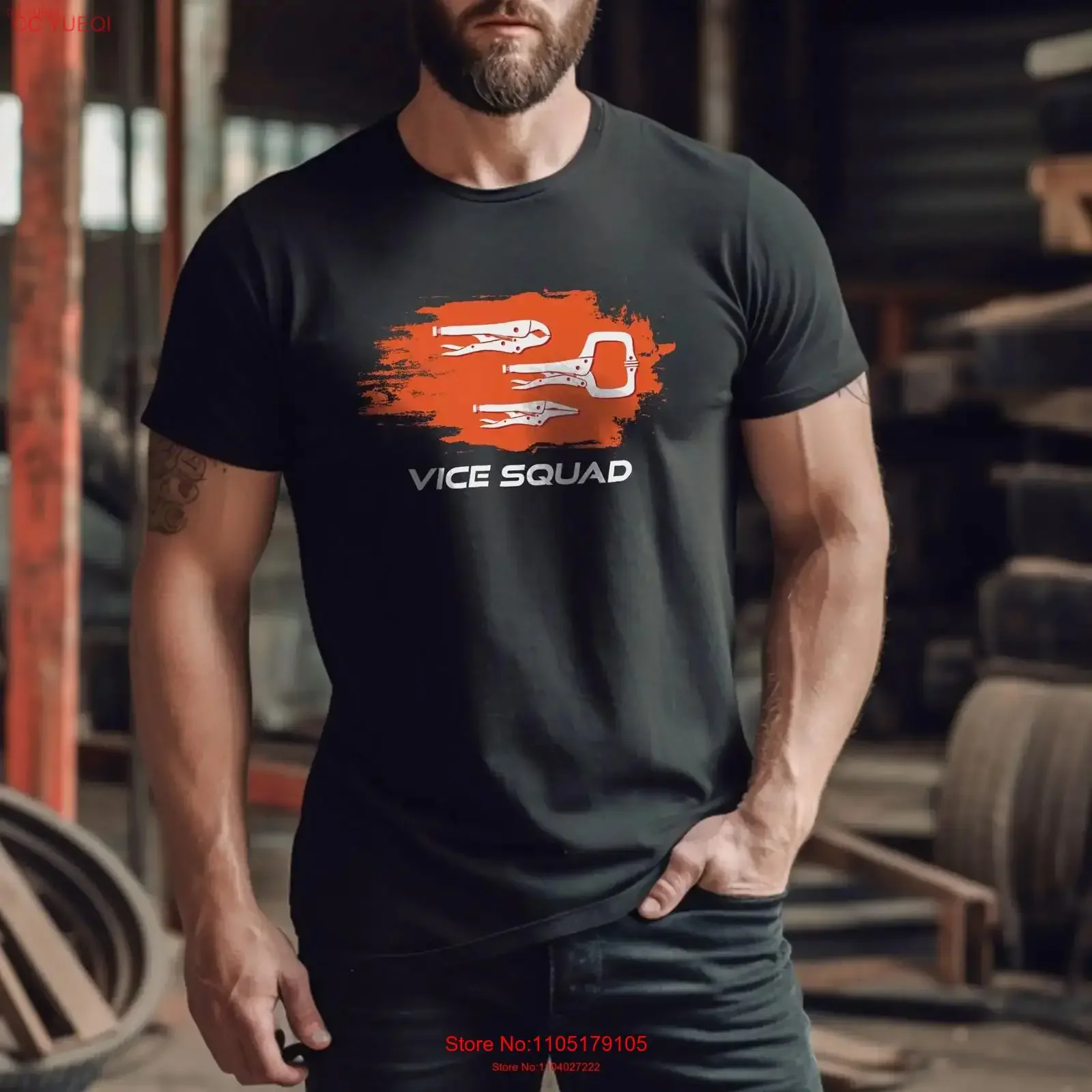 Футболка Vice Squad захваты для мастерской, сделайтели, сантехники, электрики, триadespeople, гаражная мастерская, мужская пещерная одежда, унисекс