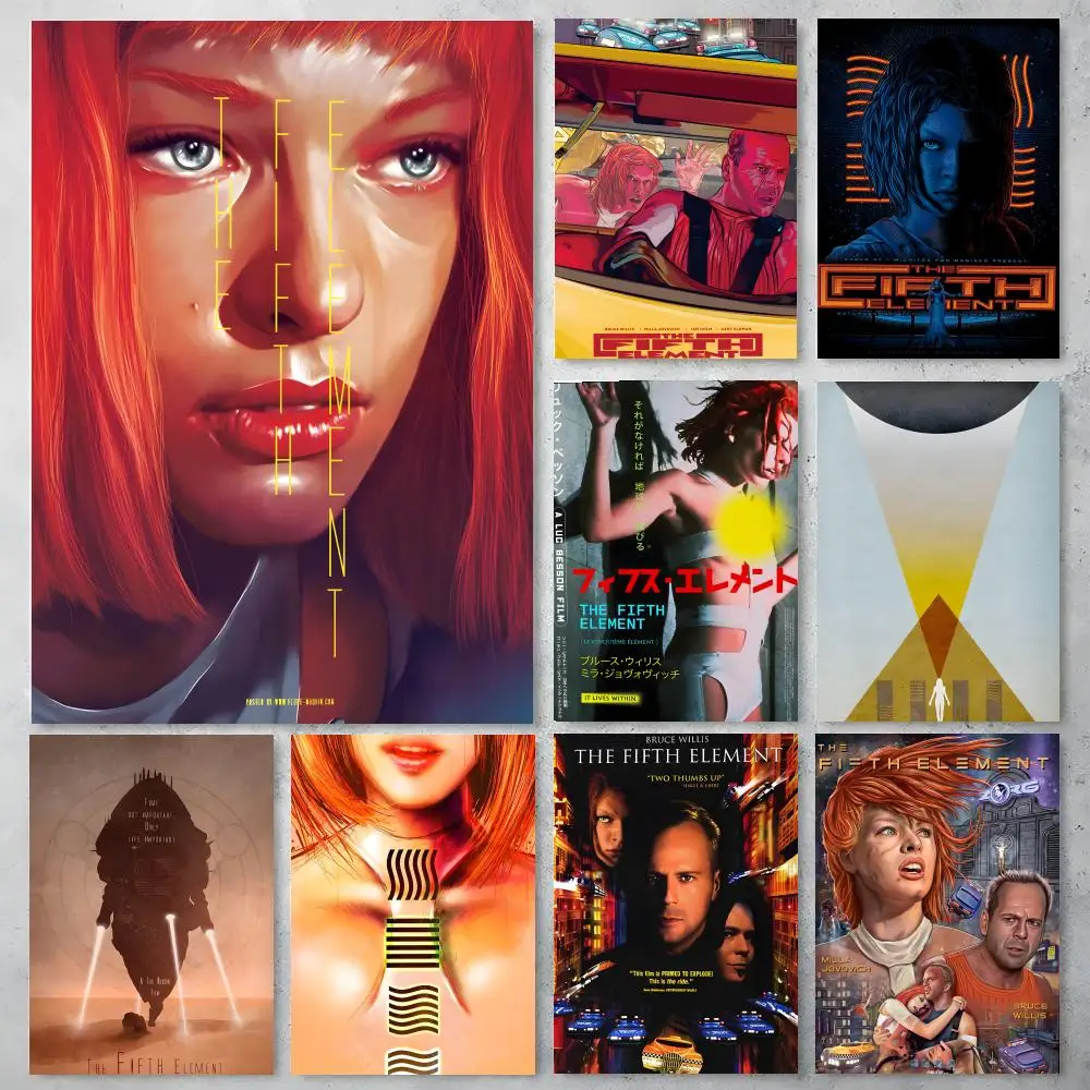 Movie The Fifth Element Poster High-definition posters, wall art for living room and home decor.