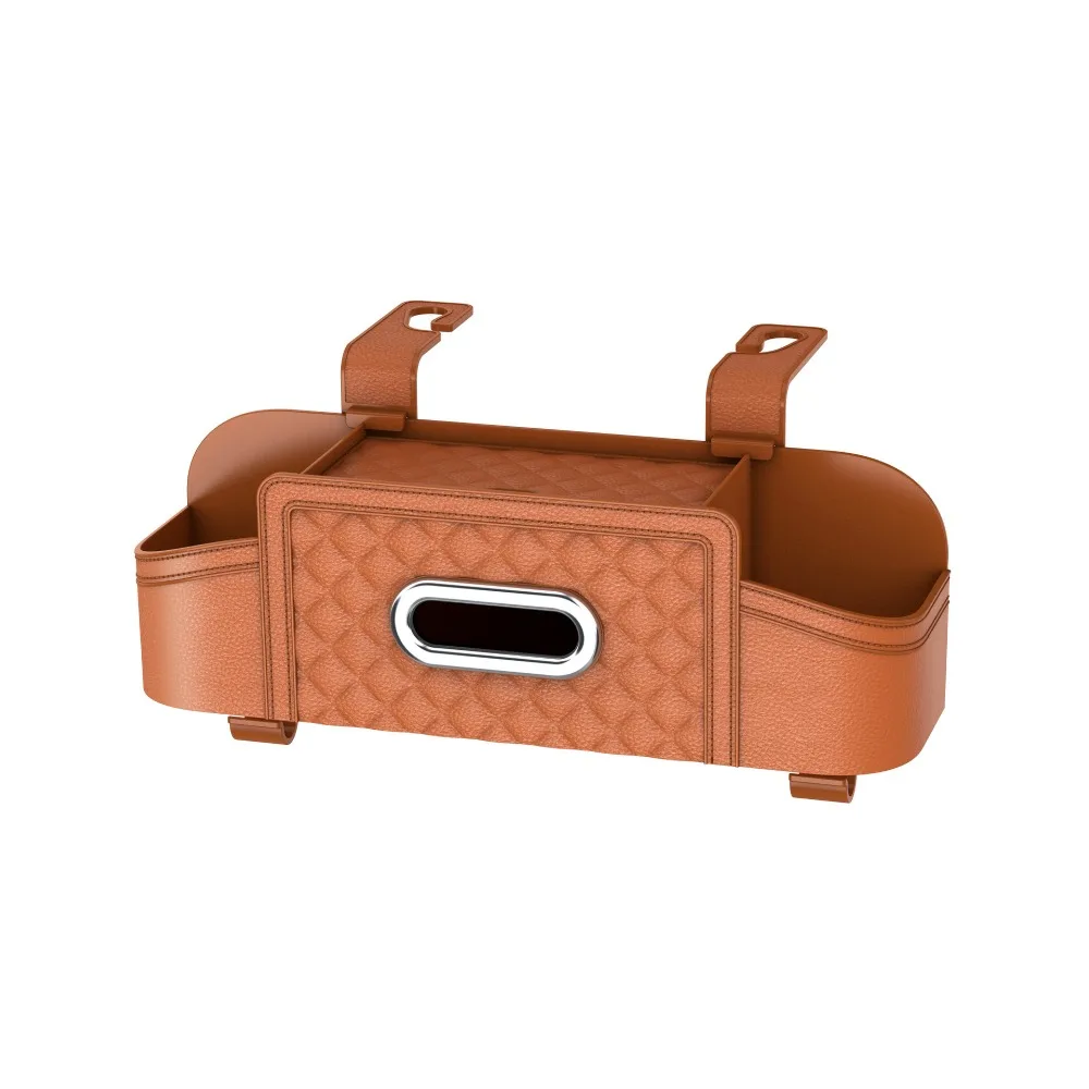 

Органайзер на заднее сиденье автомобиля из АБС-пластика, подвесной многофункциональный ящик для хранения, чашка для напитков с крючком, автомобильное украшение интерьера, дорожные аксессуары