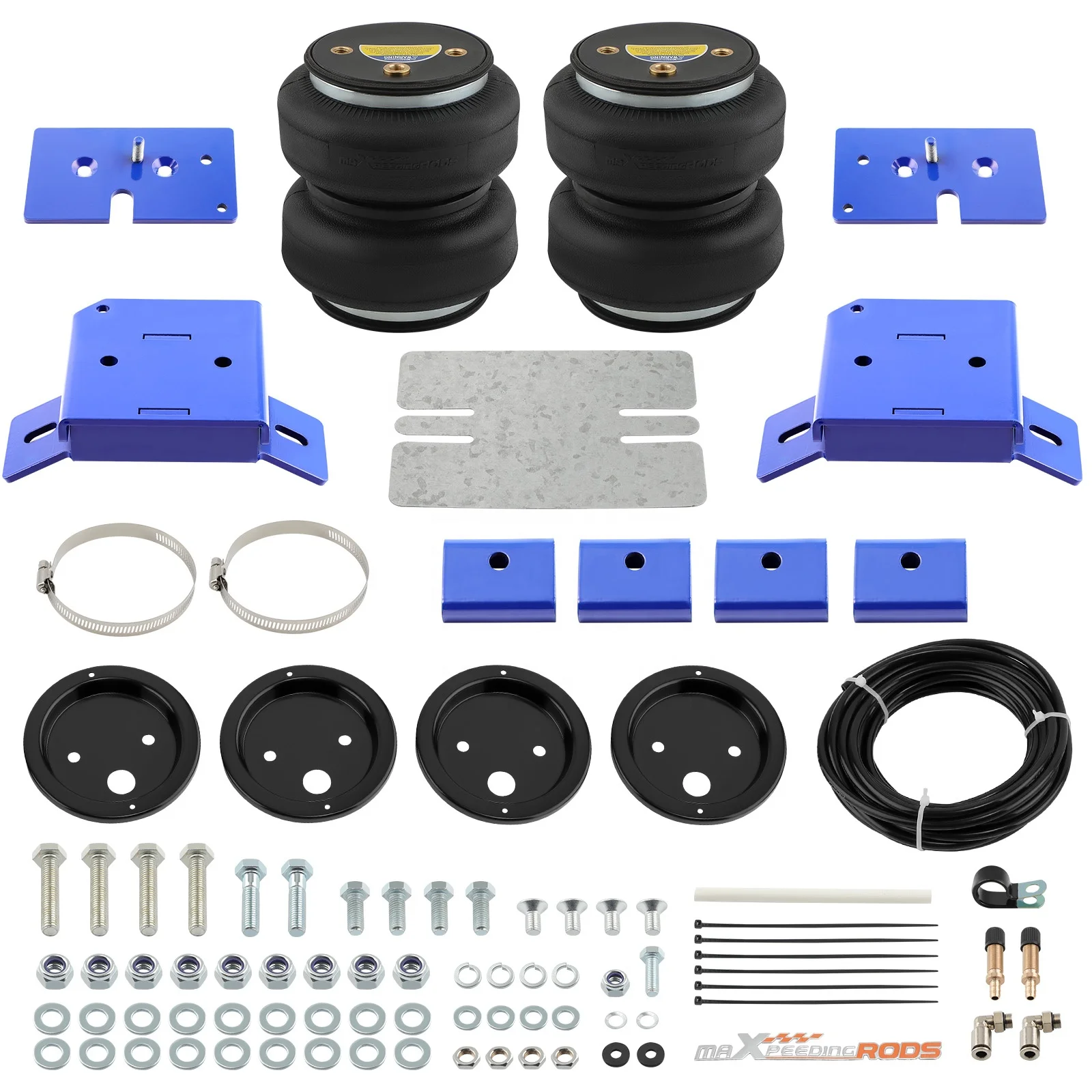 Maxpeedingrods Rear Tow Assist Air Spring Suspension Bag Kit for Chevrolet Silverado GMC Sierra 1500 1999-2006
