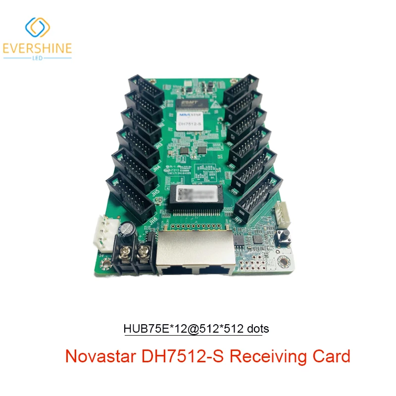 Novastar DH7512-S Receiving Card 512*512dots Supports 3D Read Back Self Monitoring For LED Display Screen Video Receiving Card