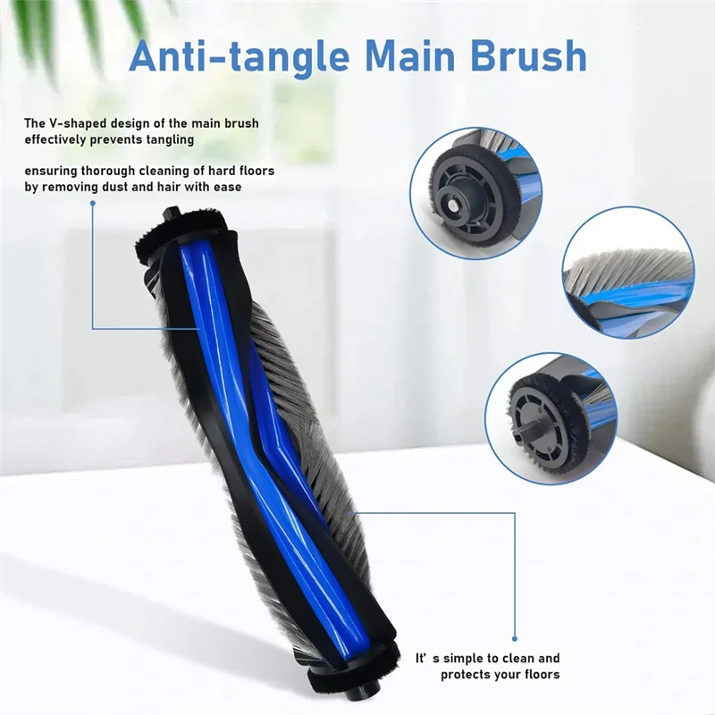 -A14E Accessory Set For Ecovacs Deebot T80 OMNI Vacuum Cleaner Parts Main Side Brushes Dust Bags Filters