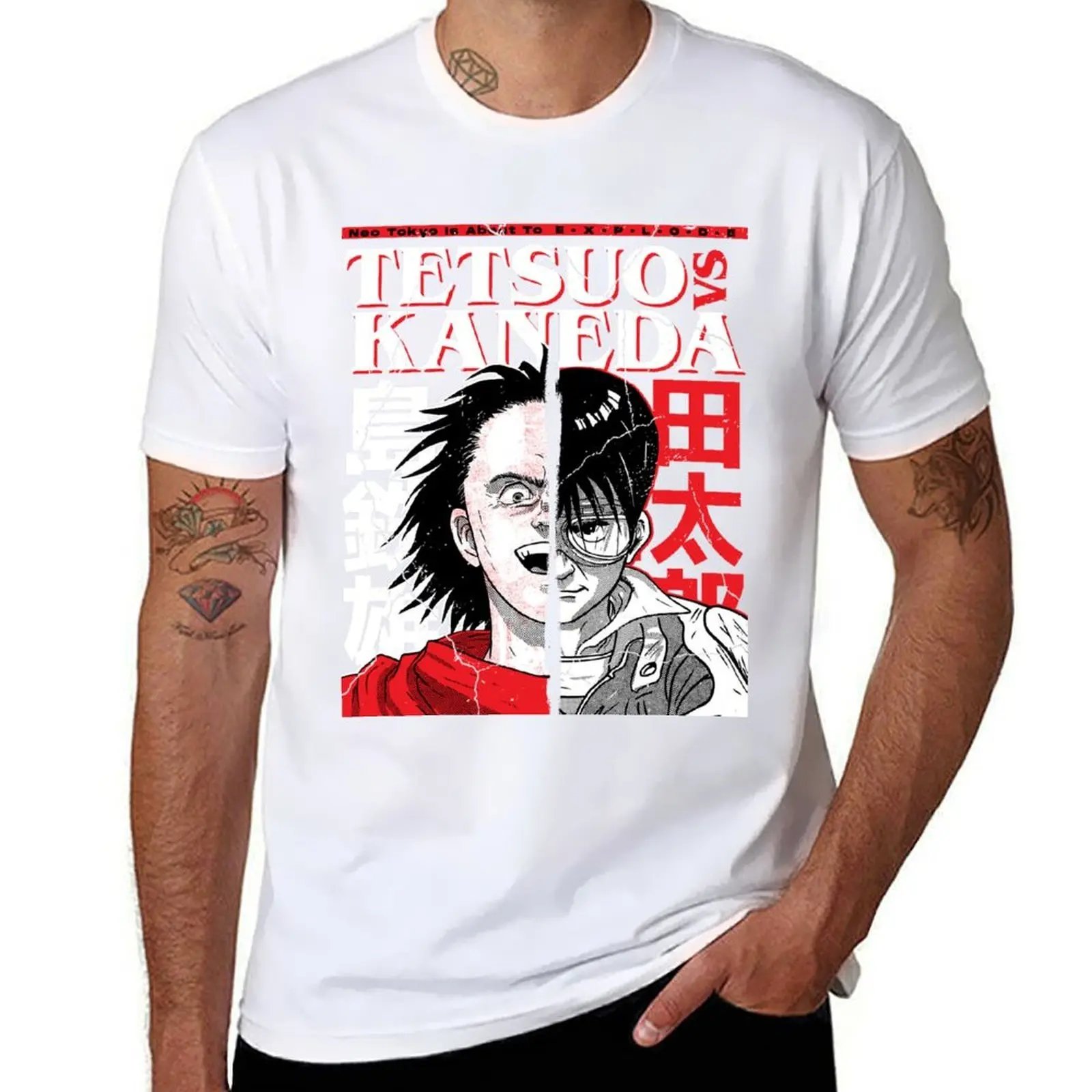 

Tetsuo VS Kaneda T-Shirt man t shirt designer man t shirt luxury T-Shirt
