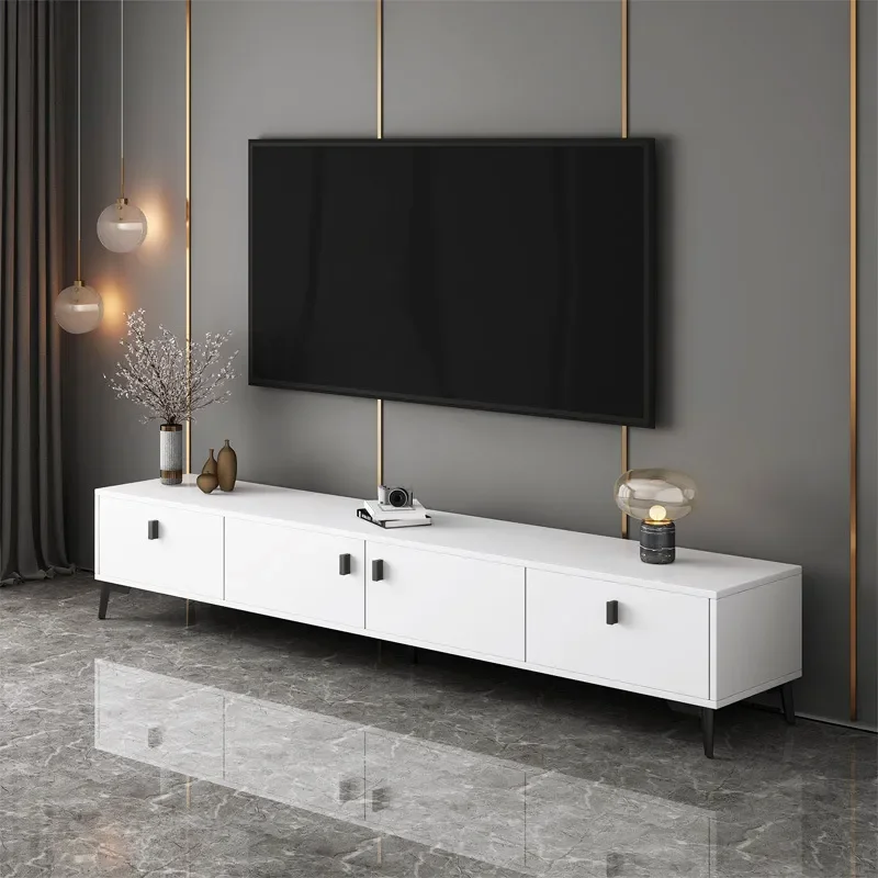 for TV Cabinet Living Room Household Small Apartment Integrated Storage 2025 New Modern Simple Design