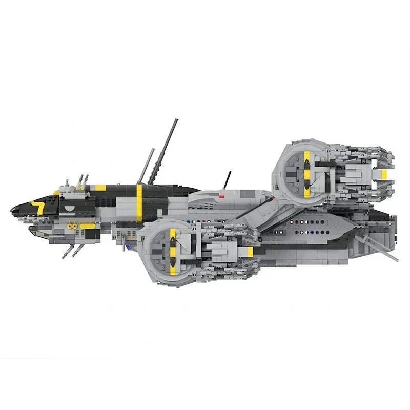 BuildMoc For Aliens Space USCSS Prometheus Spaceship Building Blocks Set Movie Starship Airship Bricks Toy For Children Kid Gift