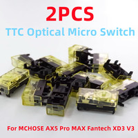 New 2PCS TTC Optical MicroSwitch For MCHOSE AX5 Pro MAX Fantech XD3 V3  Mouse Micro Switch