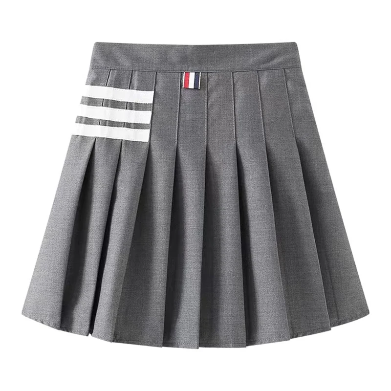 Golf Women's Clothing Outdoor Sports Shorts Inner Skirt Spring/Summer Side Ribbon Pleated Skirt Solid Color Slim Fit Short Skirt